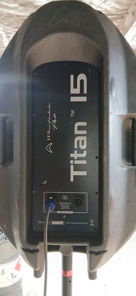 Wharfdale Titan 15 ..Spirit 600watt sound craft - Image 3
