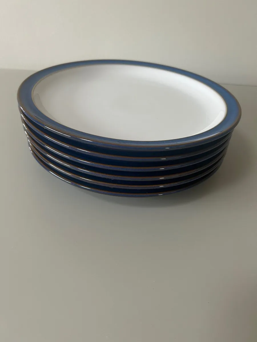 Denby - Imperial Blue - 6 Dinner Plates - Image 2