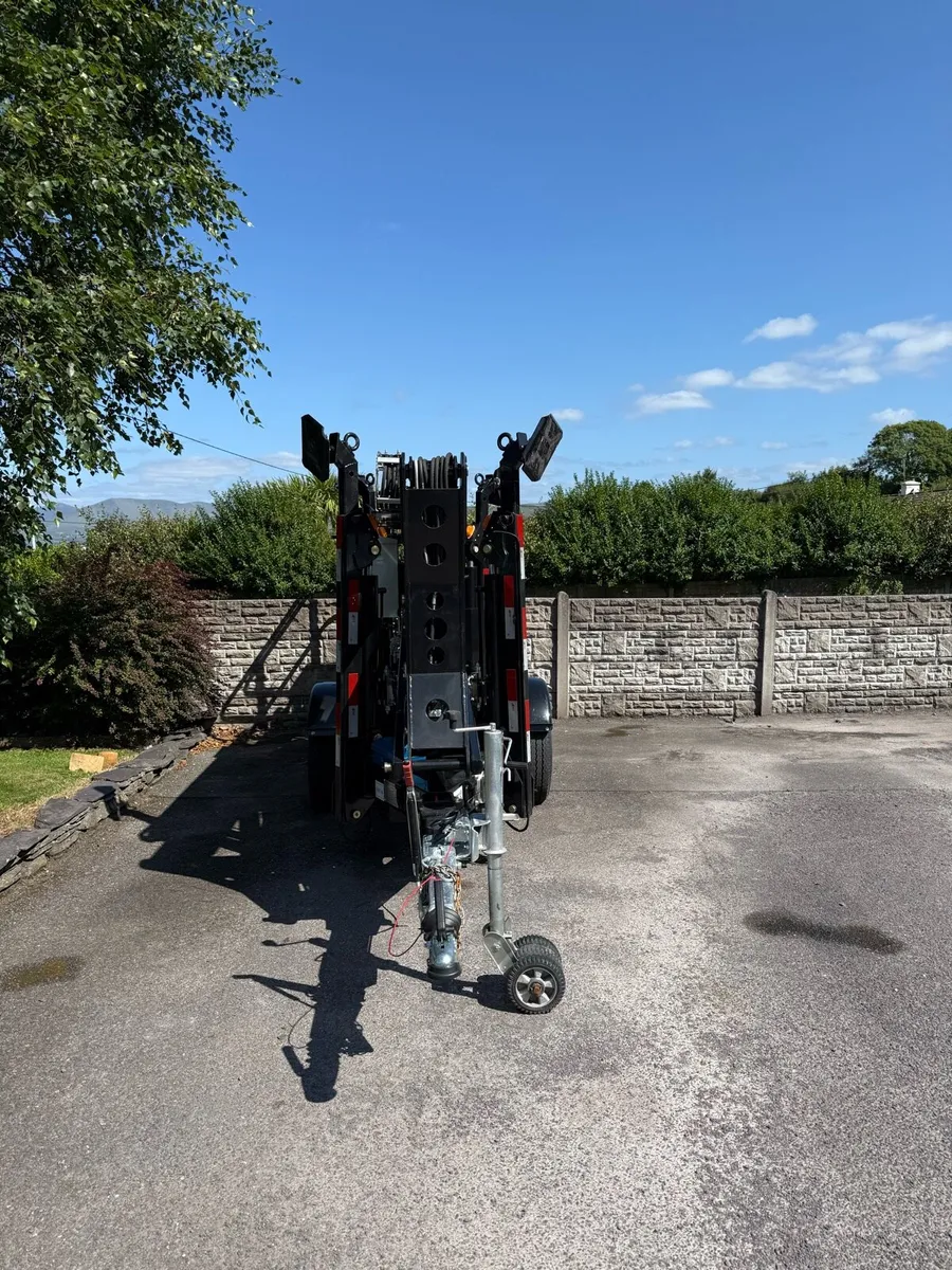 Towable cherrypicker trailer mount boom lift 14m - Image 4