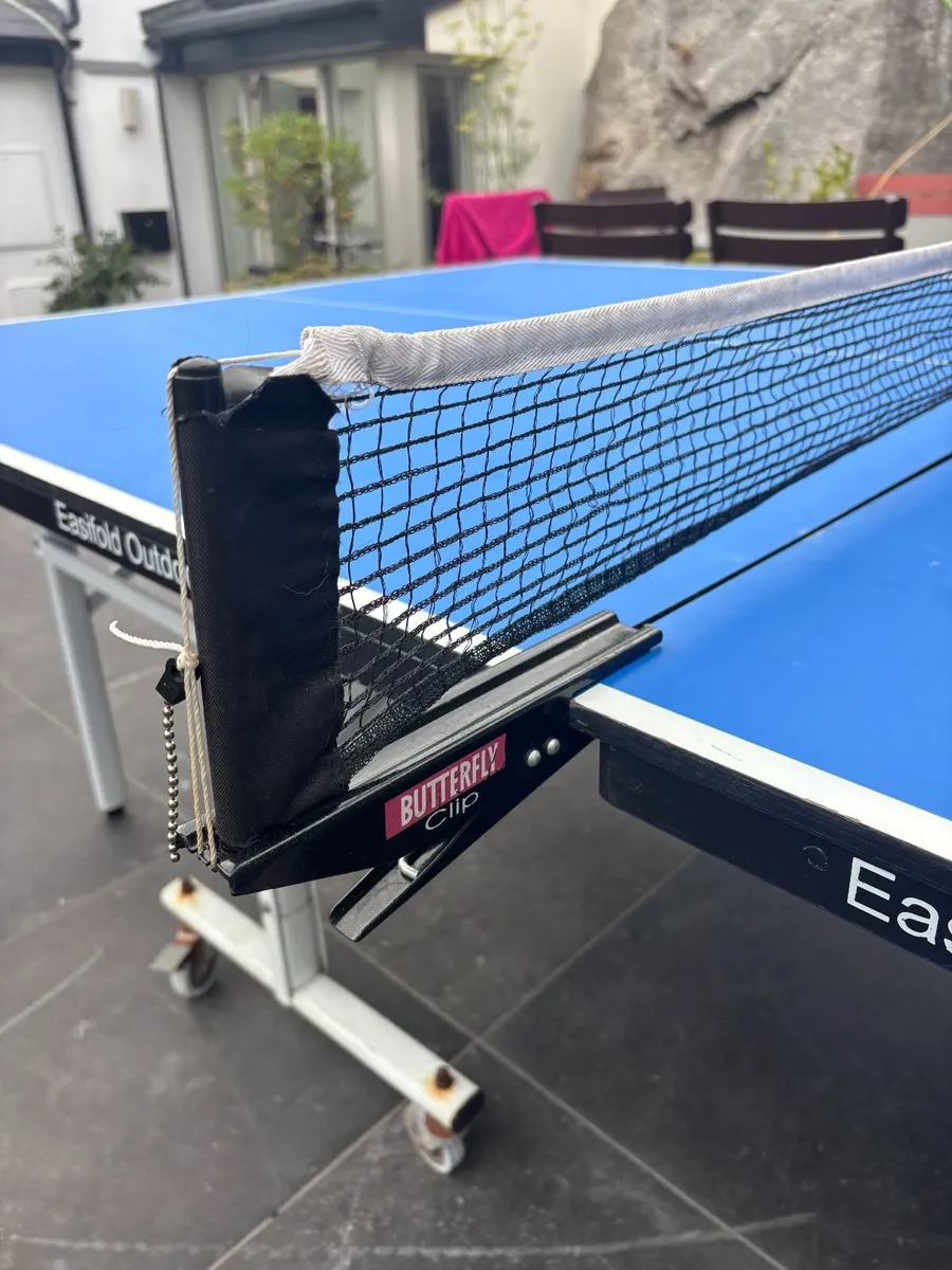 Butterfly Rollaway Outdoor table tennis table - Image 1