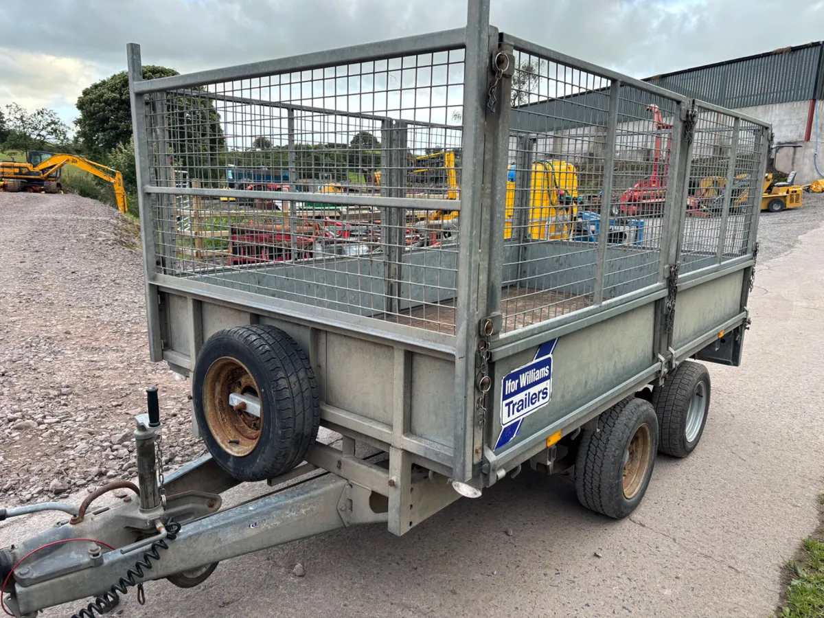 Ifor williams 10ft x 5ft 6” Dropside/ mesh trailer - Image 2