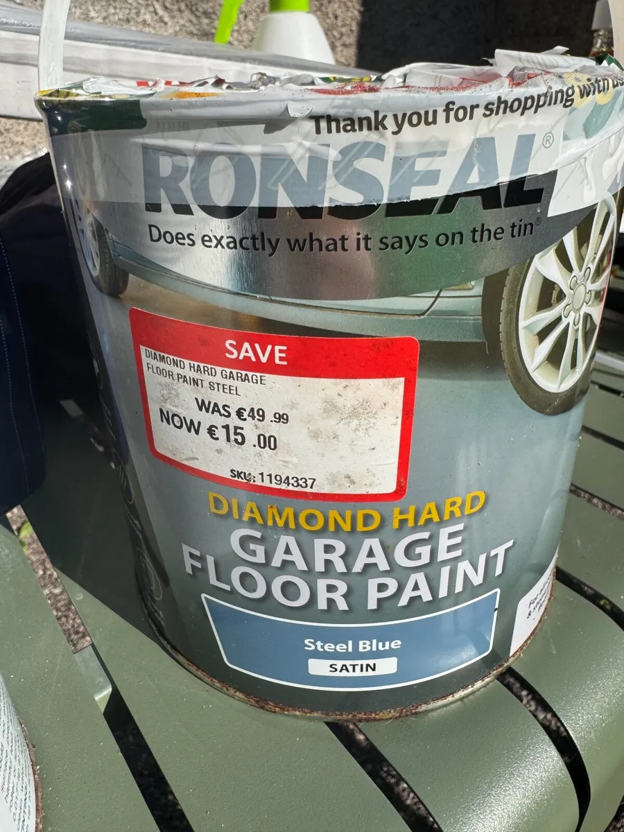 Ronseal garage floor paint