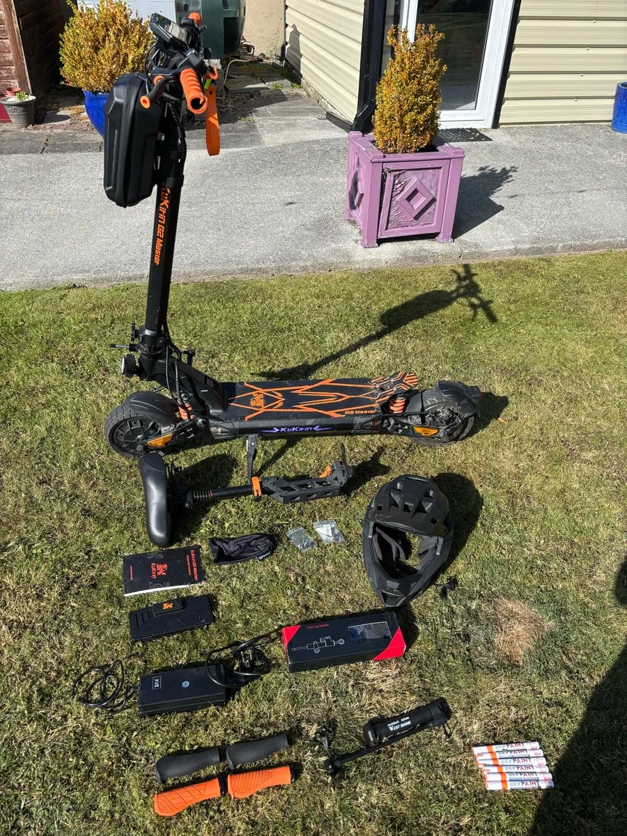 Kukirin G2 master 2025-360KM-steering damper+seat - Image 2