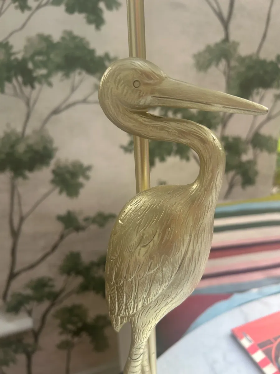 Lampshade with Heron - Image 2