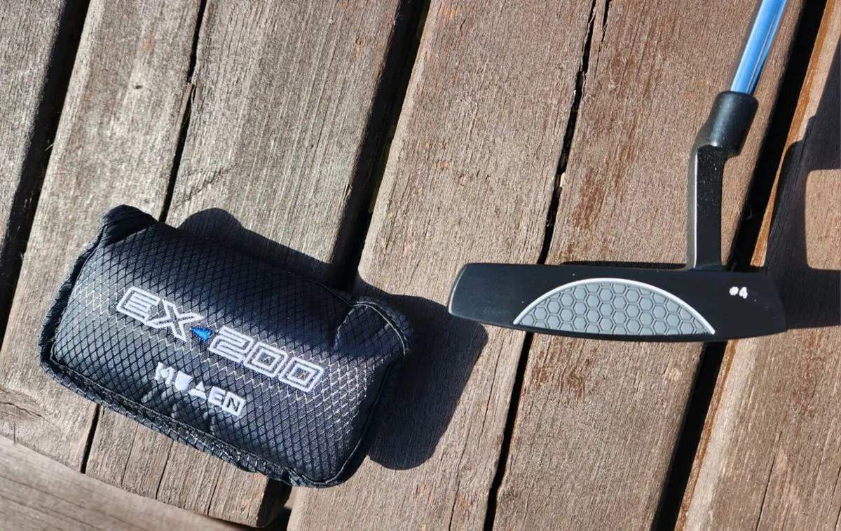 NEW Huaen EX, 200 #4 putter 34.5 " h/cover - Image 3