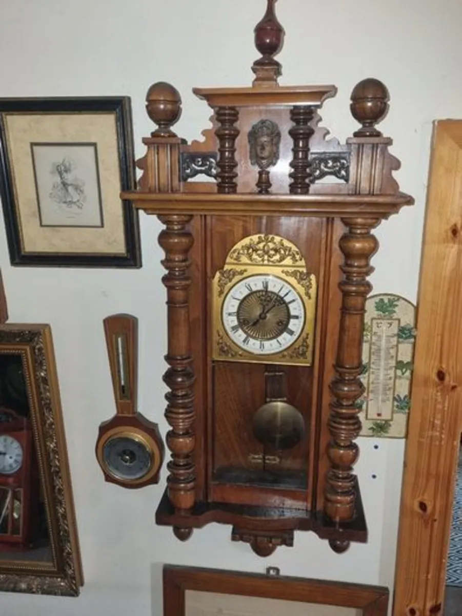 Gustav Becker - German wall clock - Image 1