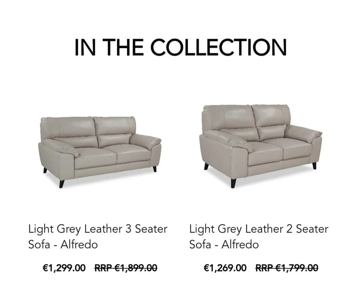 Leather sofa 3 + 2 + 1 - Image 4