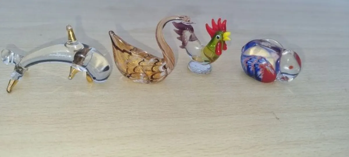 Murano glass small figurines - Image 3