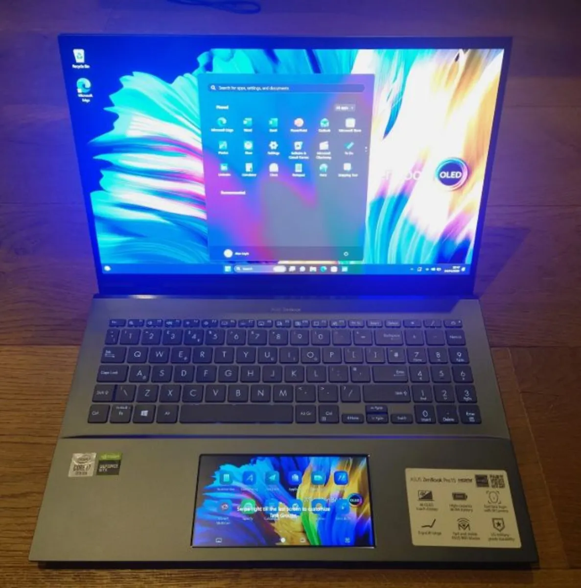 ASUS Zenbook Pro 15 GAMING 4K OLED Touch i7 16GB - Image 3