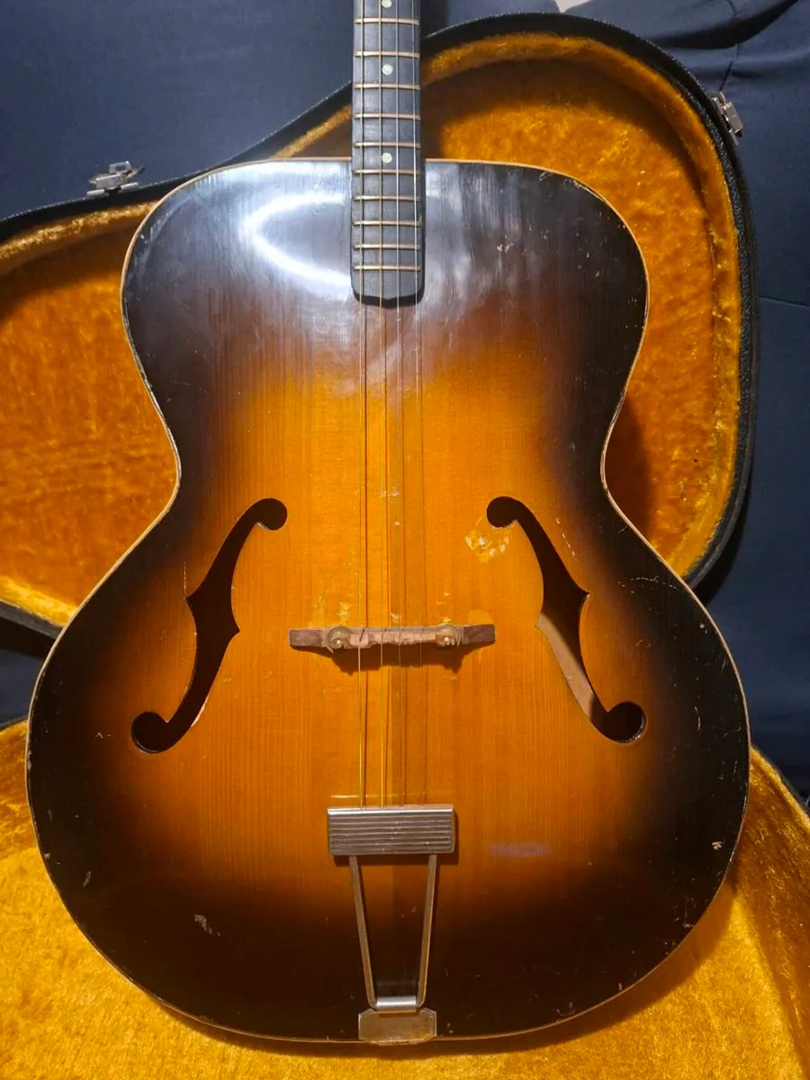 Rare 1930's Gretsch Jumbo Tenor Archtop Acoustic - Image 2