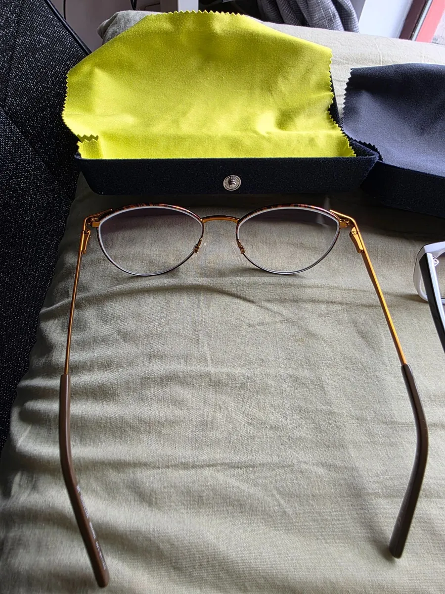 Specsavers 5002559+ L Glasses - Brown/Gold - Like - Image 2