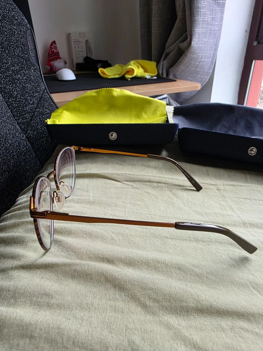Specsavers 5002559+ L Glasses - Brown/Gold - Like - Image 4