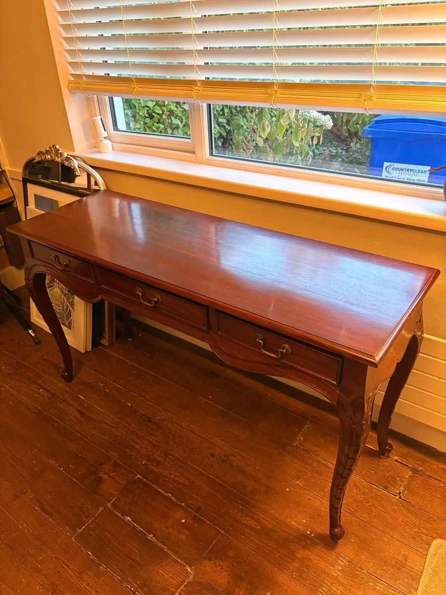 Mahogany Console Table