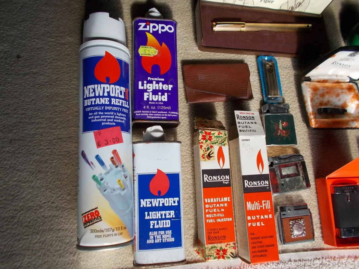 Lot of Ronson Lighters, Refills & Much More... - Image 4