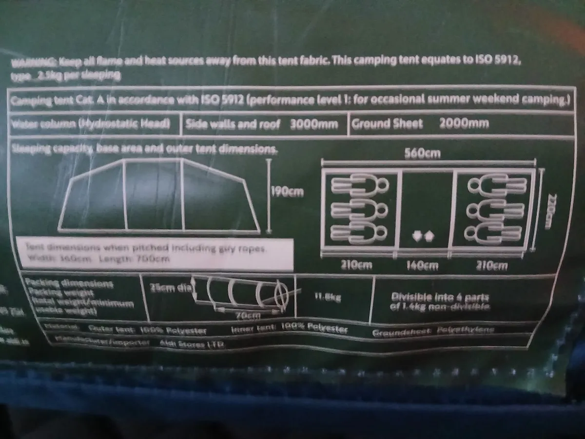 6 person tent - Image 2