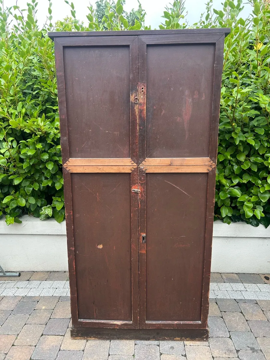 Irish cottage pantry cupboard antique - Image 1