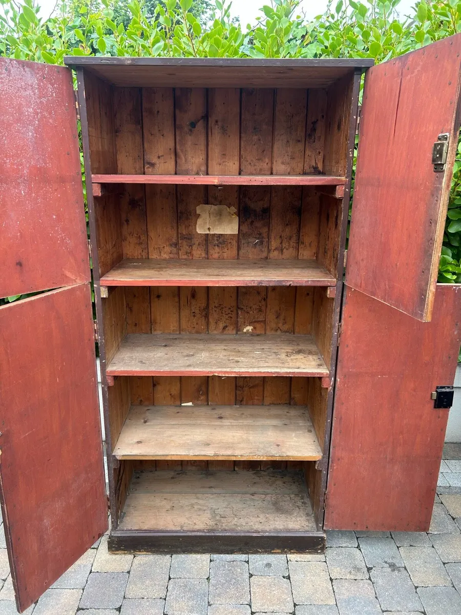 Irish cottage pantry cupboard antique - Image 4