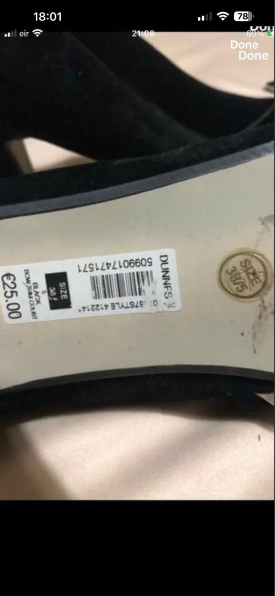 Ladies new shoes size 5 €10 - Image 3