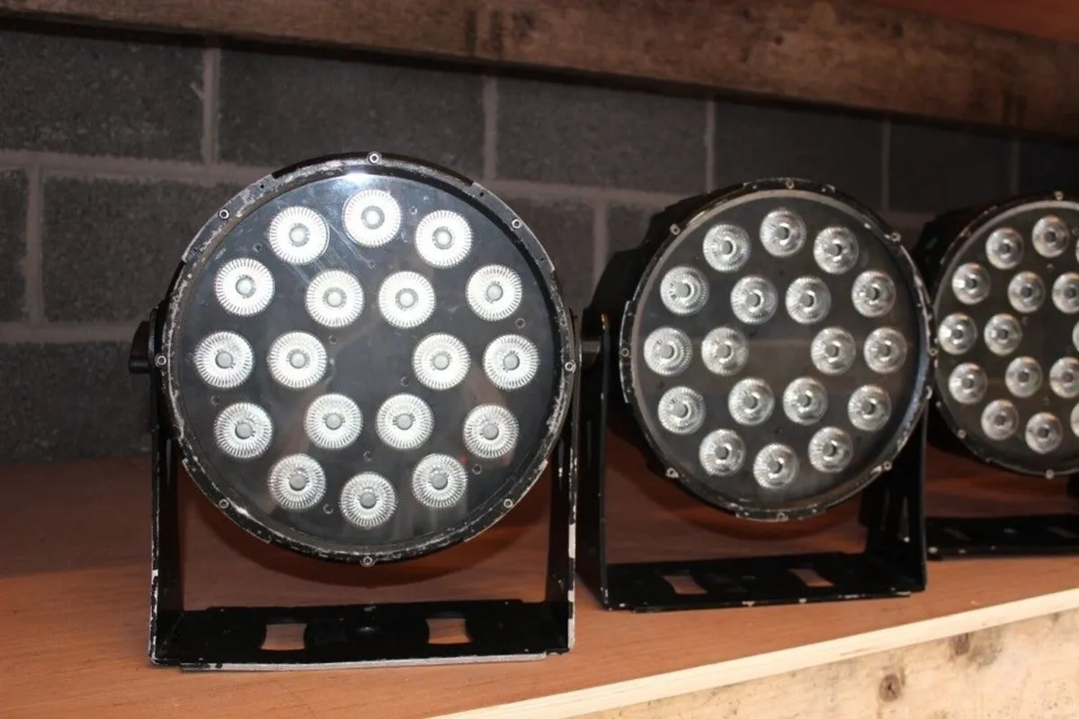 8 x Cameo Flat Par Pro 18 - Image 4