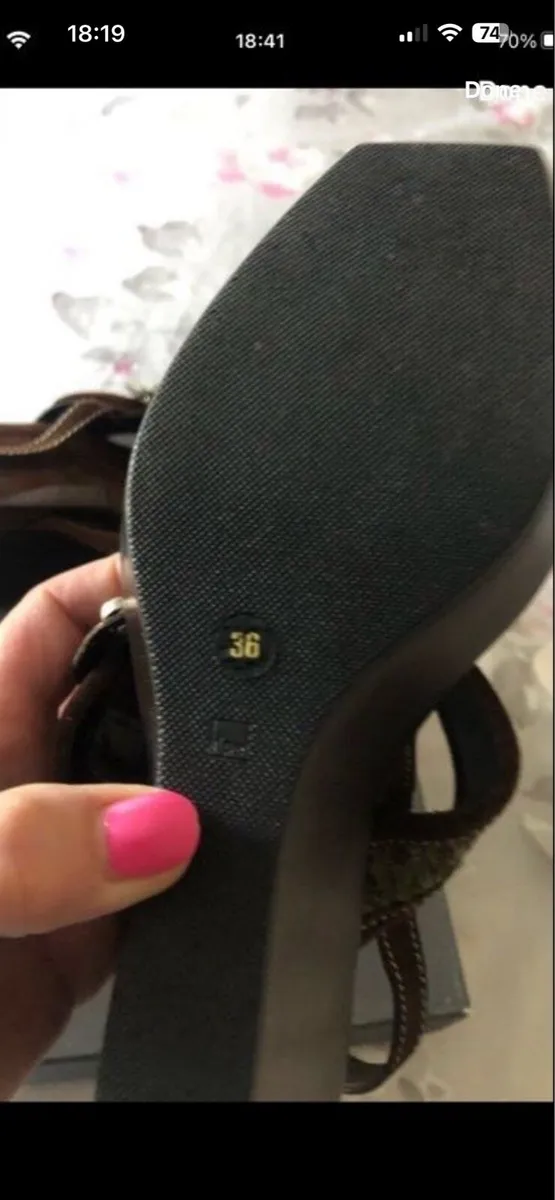 Ladies new wedge sandals size 3 €15 - Image 3