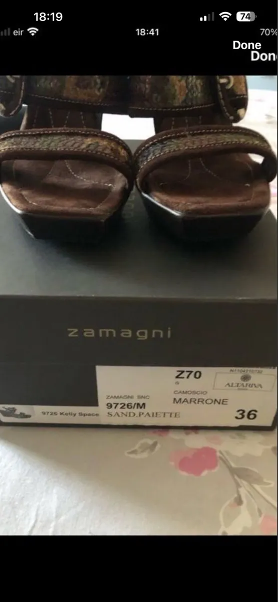 Ladies new wedge sandals size 3 €15 - Image 2
