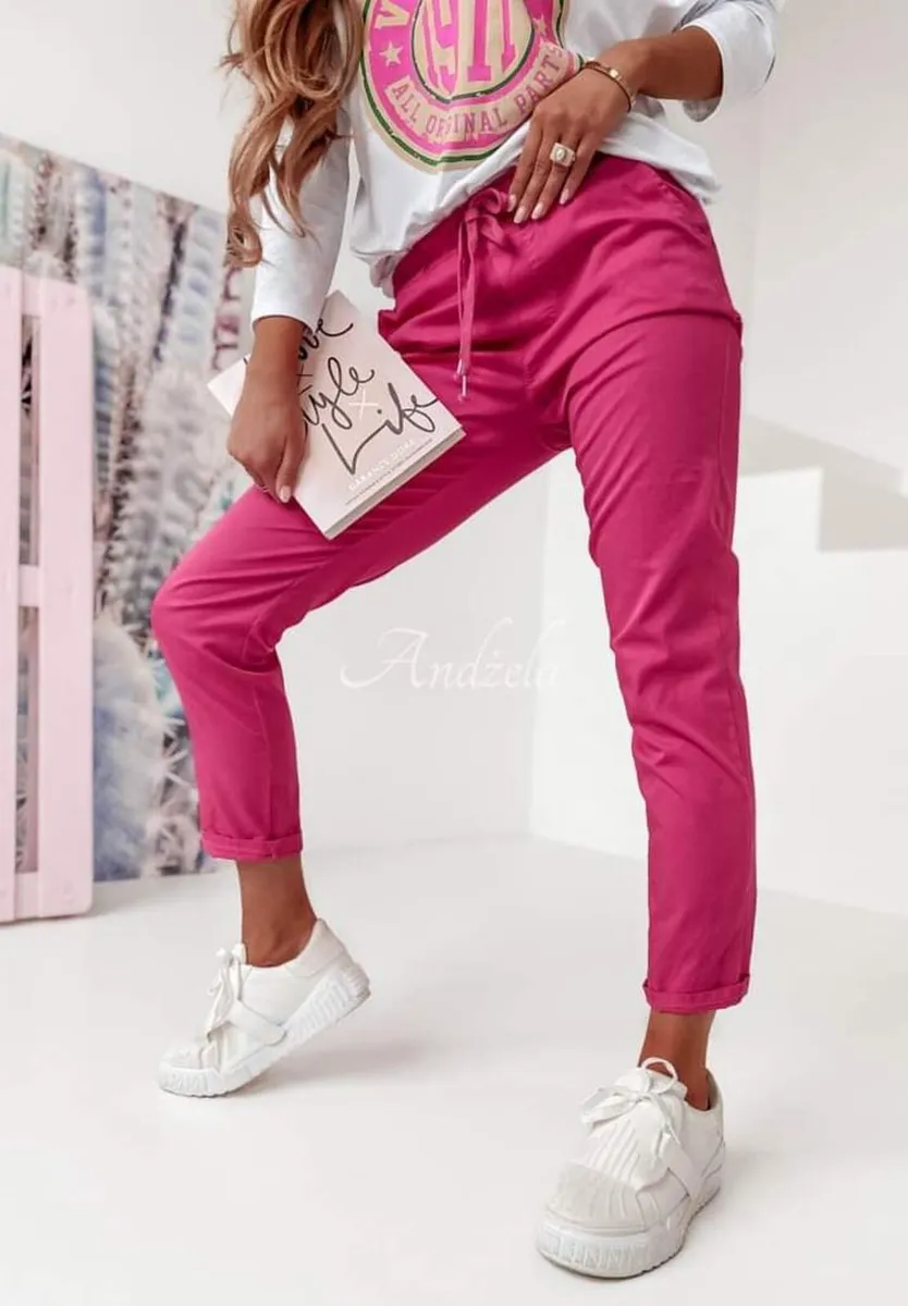 ladies italian stretch trousers 10/16 - Image 4