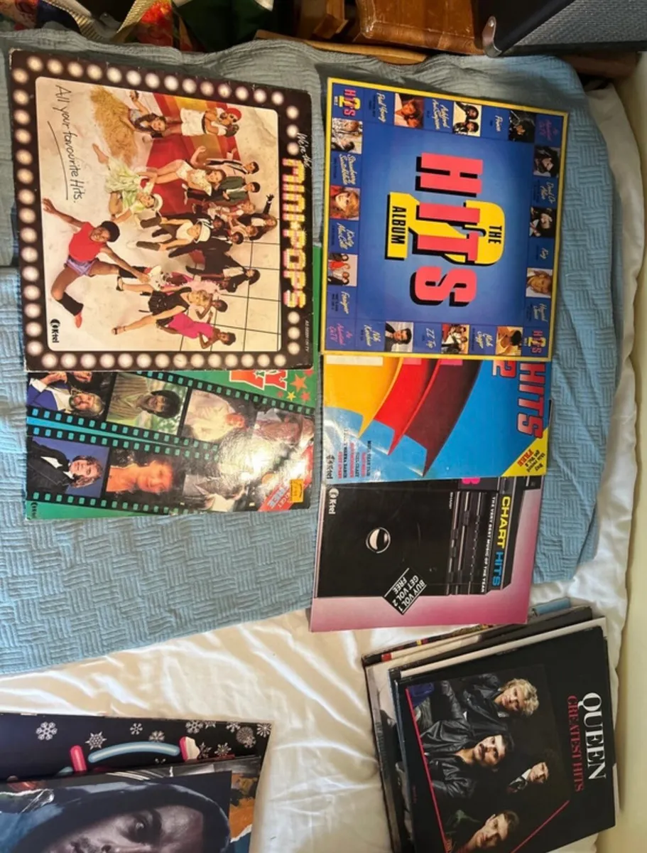 Vinyl Records & Record Player - Image 2