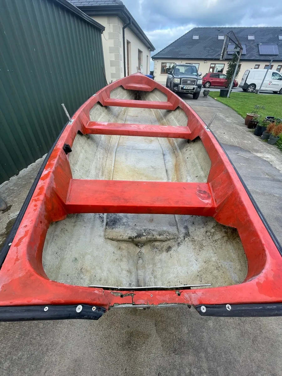 17ft boat and trailer - Image 4