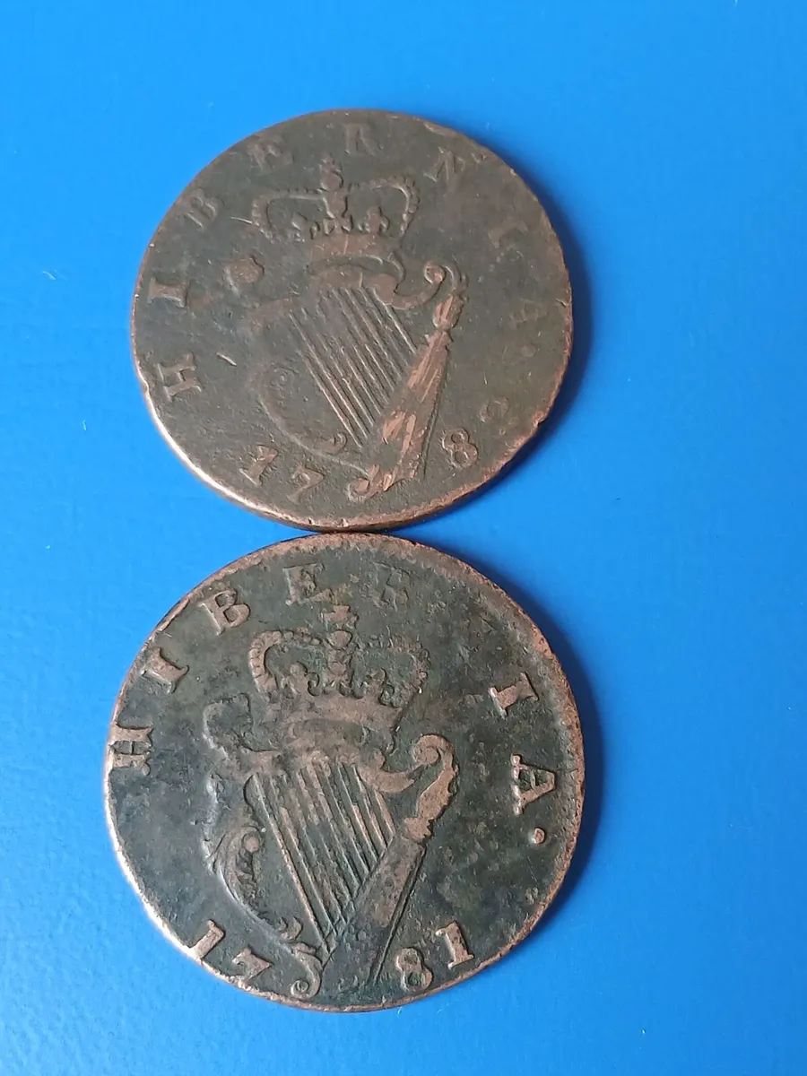 Hibernia coins - Image 1
