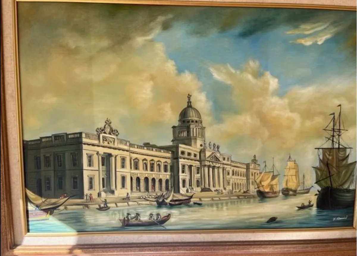 The Custom House Dublin Painting - Image 3