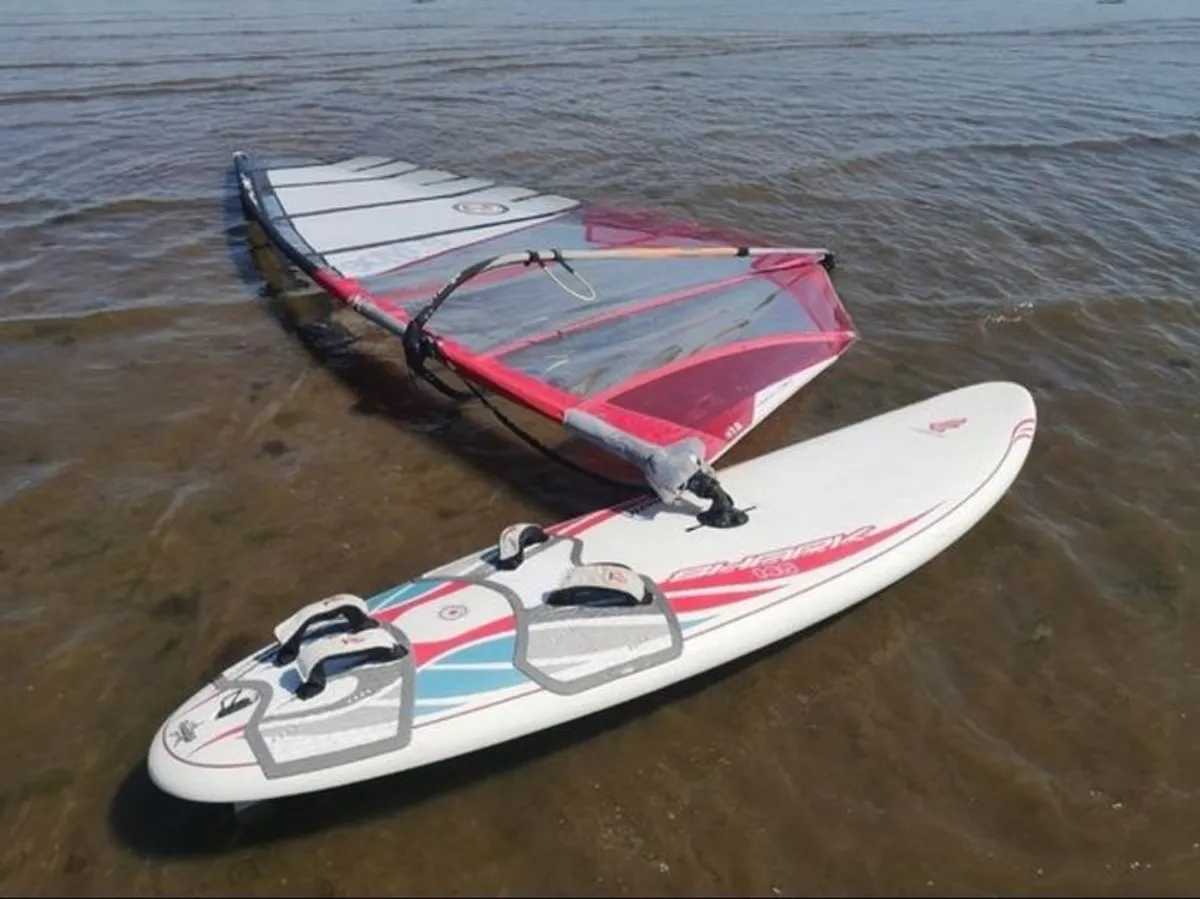 windsurfing kit fanatic shark 145 for beginners - Image 3