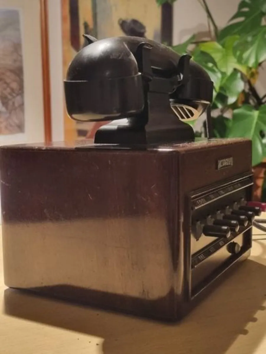 Antique Dictograph Telephone Intercom Substation W - Image 2
