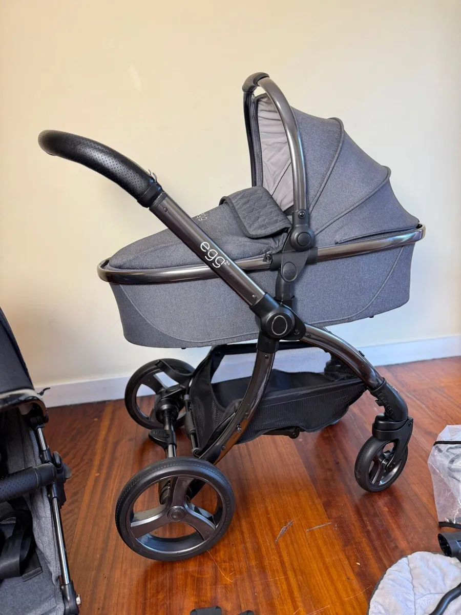 Egg 2 double/single travel system Egg2 pram buggy - Image 2