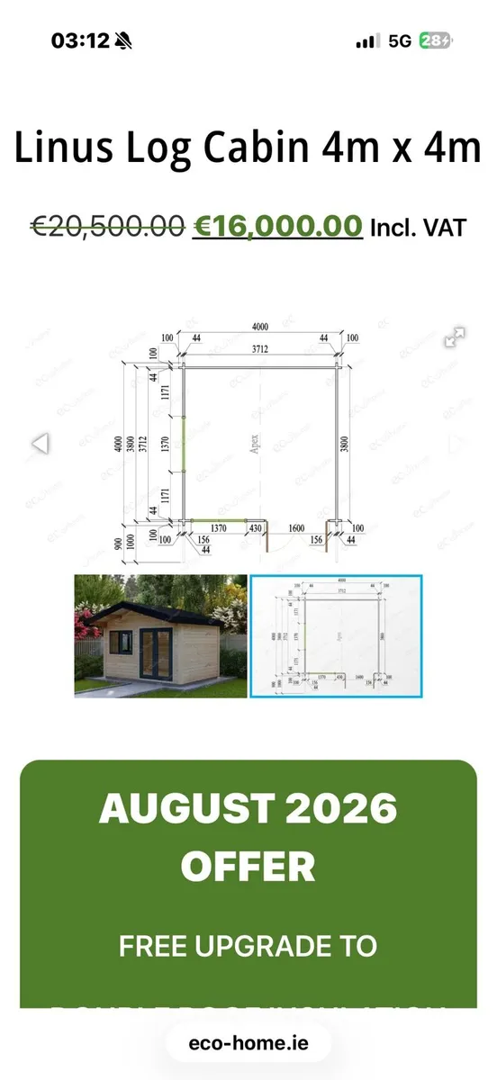 Linus log cabin - Image 2