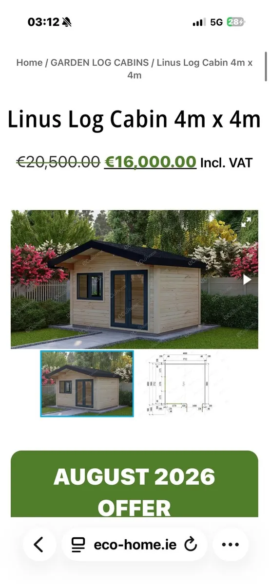 Linus log cabin - Image 3
