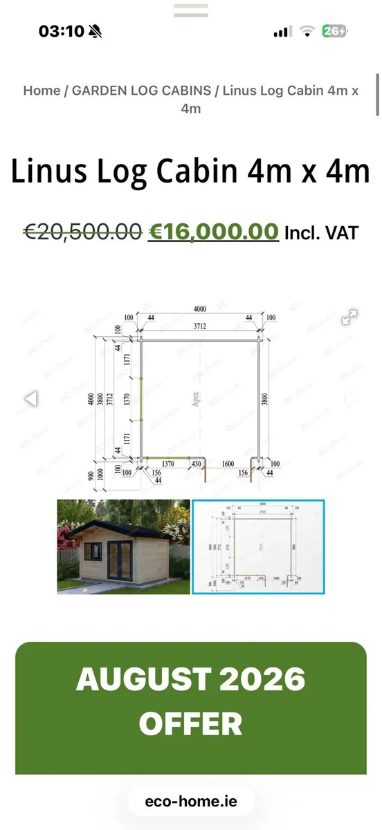 Linus log cabin - Image 4