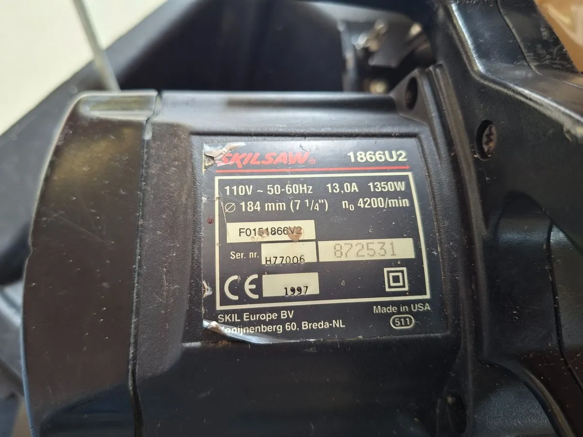 Skilsaw Classic 184mm Circular saw 110v - Image 4