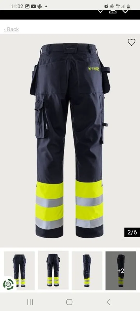 Work trousers FRISTAND for fitter, electrician, plumber, mechanic fireproof  brand new - Image 2
