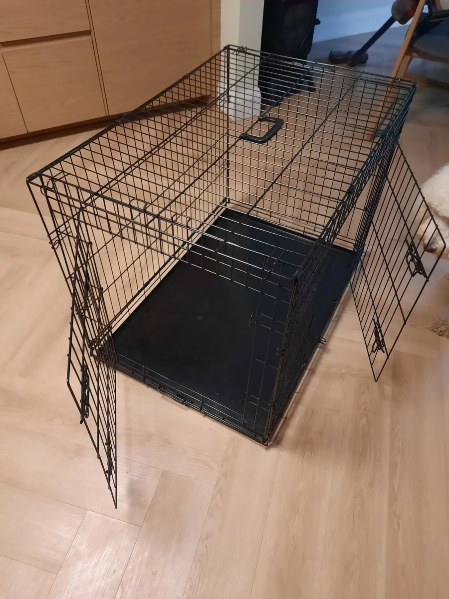 Dog crate & divider & cover - Image 3