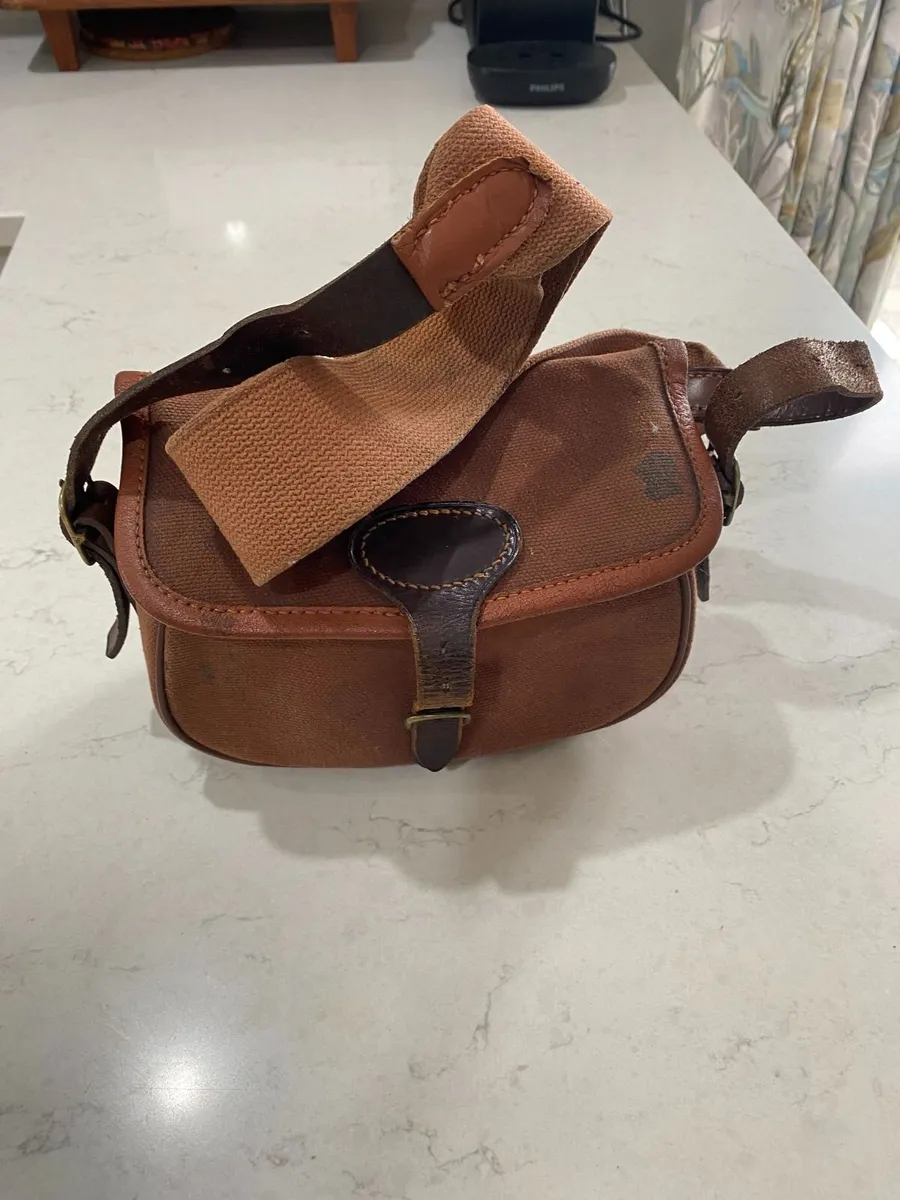 Vintage Canvas Brady Cartridge Shotgun Bag - Image 1
