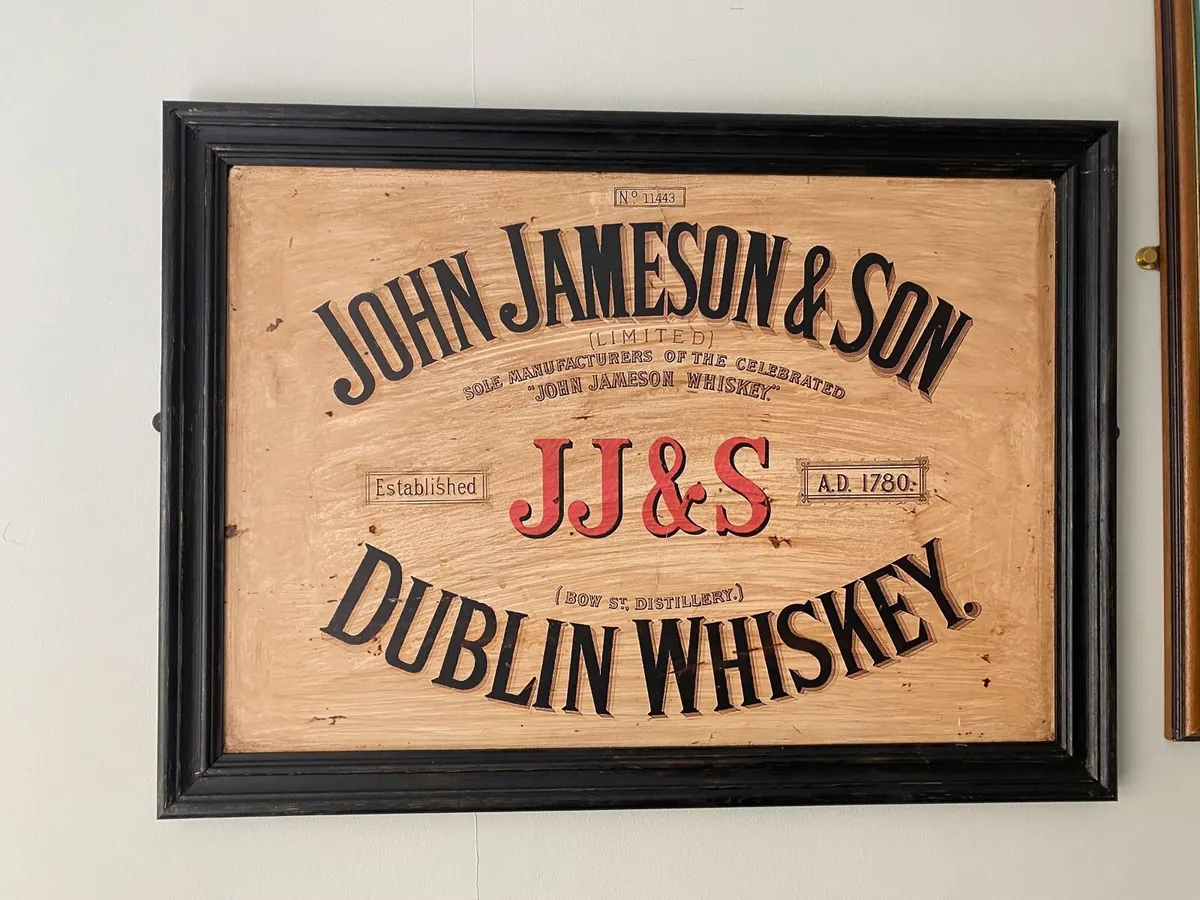 Jameson Whiskey Metal Pub Sign - Image 1
