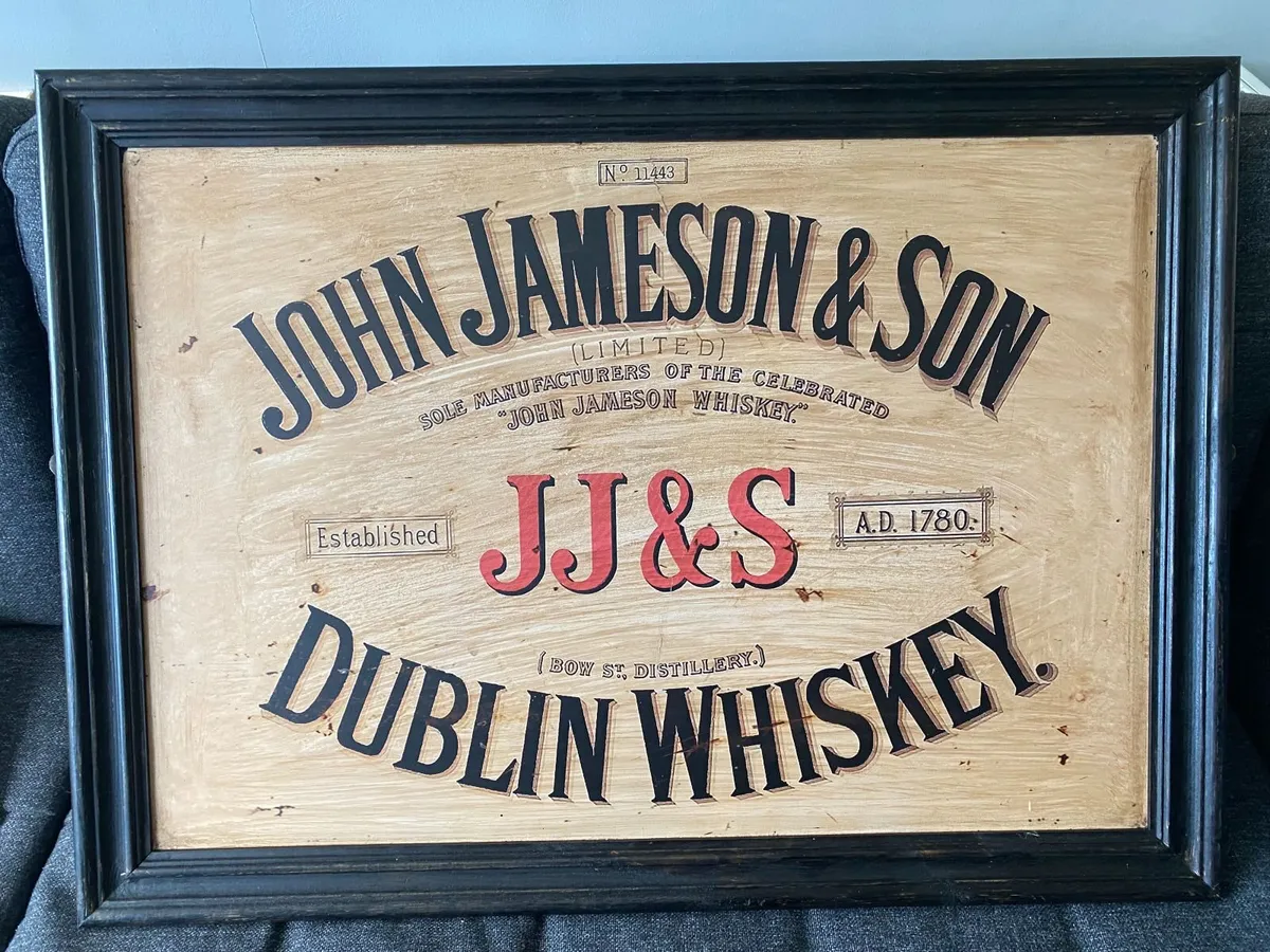 Jameson Whiskey Metal Pub Sign - Image 2