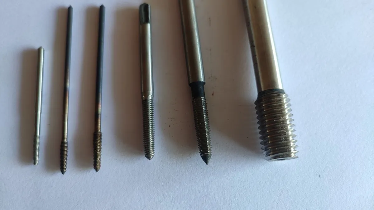 IN STOCK. 6pcs set USSR Metric Thread Taps NOS - Image 1
