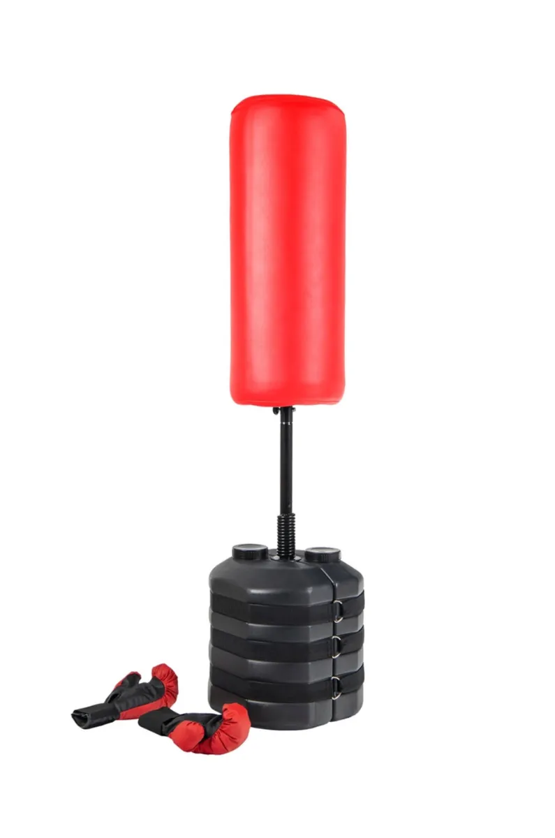Boxing Punch Bag & Gloves - Image 3