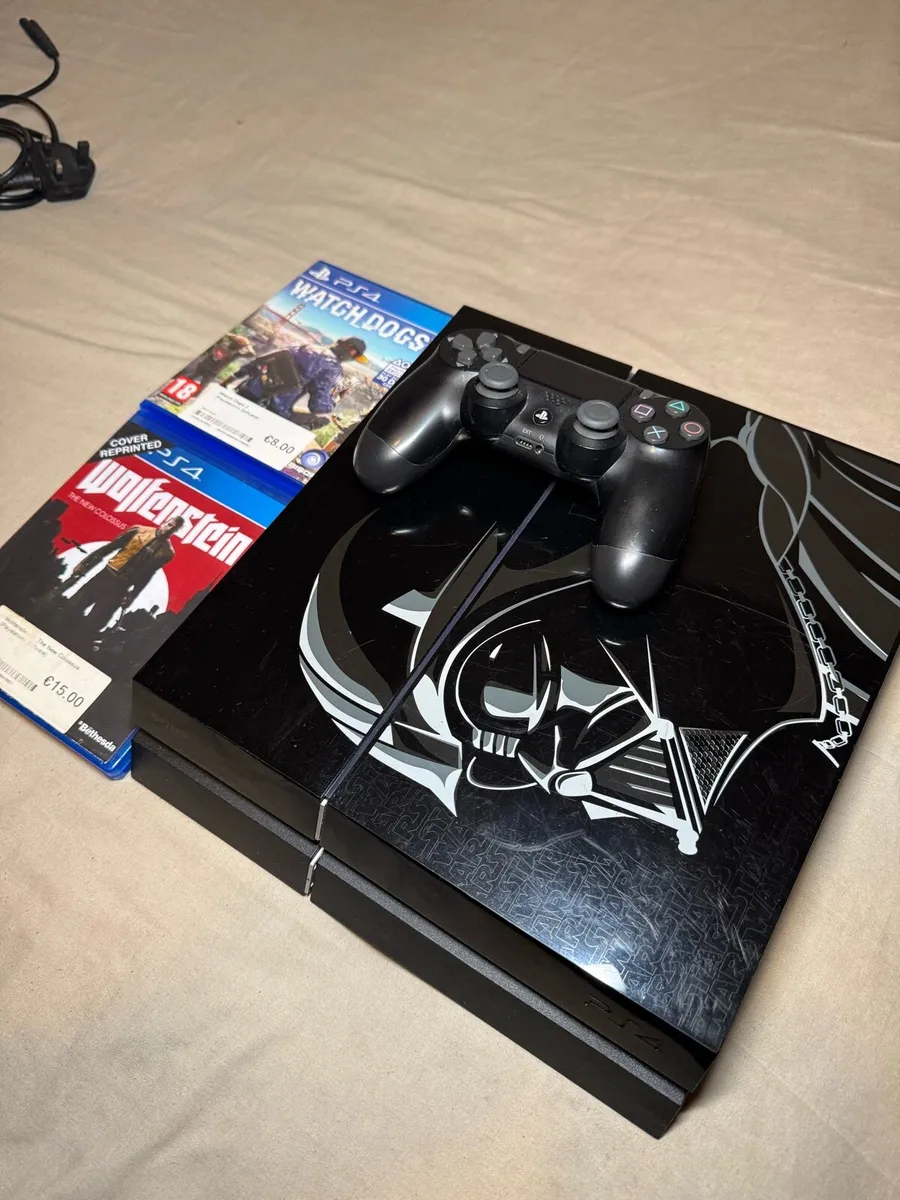 PS4 1TB with Controller + 2 Games - Image 1