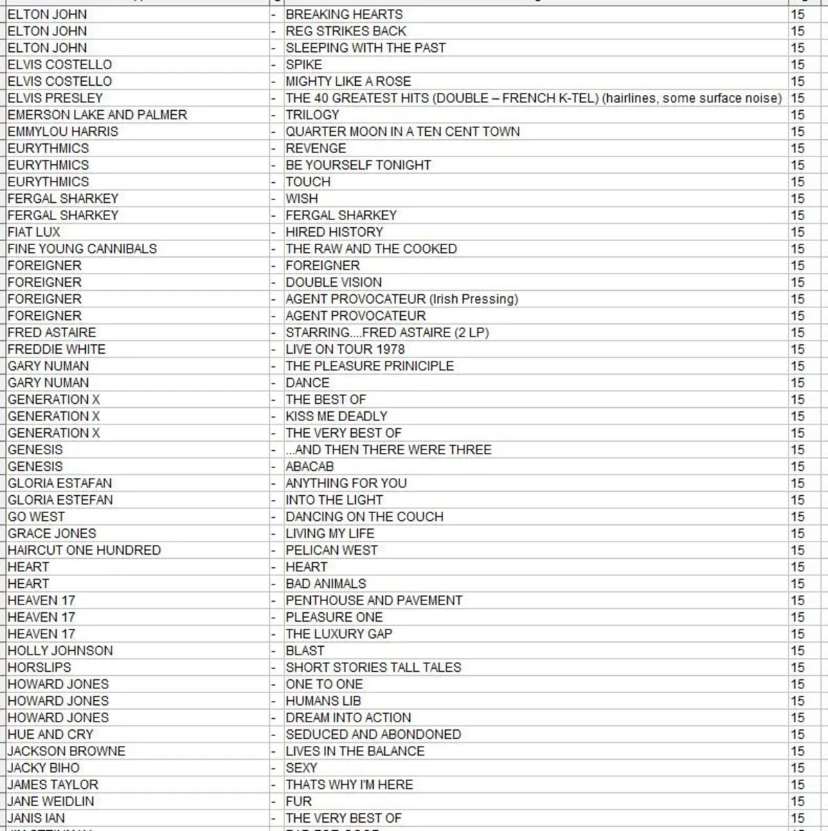NEW LIST OF VINYL RECORDS FOR SALE 60s/70s/80s - Image 4