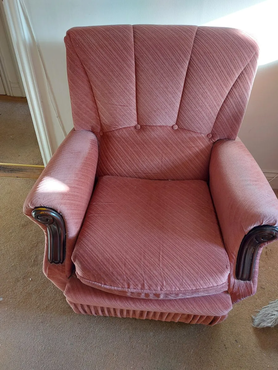 3 seater and 2 one seaters free for collection - Image 1