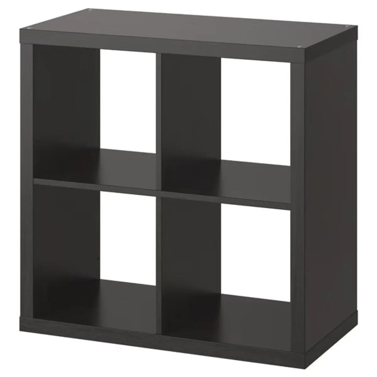 KALLAX Ikea Shelving black brown 77cmx77cm - Image 1