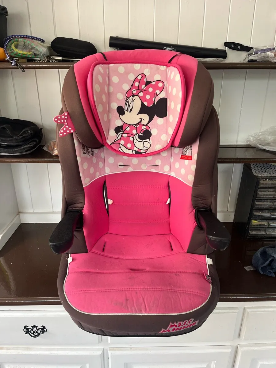 Mini mouse child booster car seat - Image 1