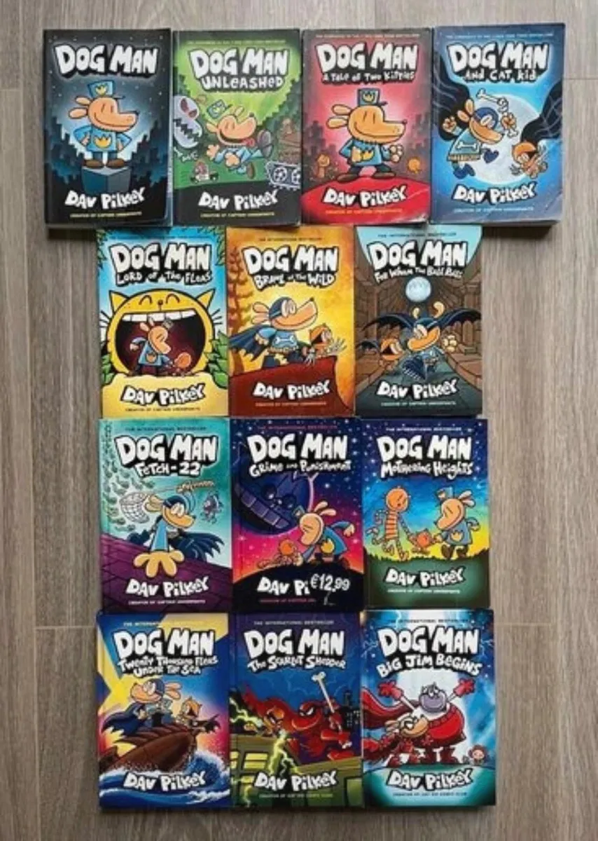 NEW Full Set of 13 Dog Man Books - FREE Post 🎁